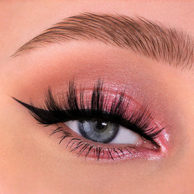 Veleasha close-up of faux mink fibers highlighting soft texture and natural finish