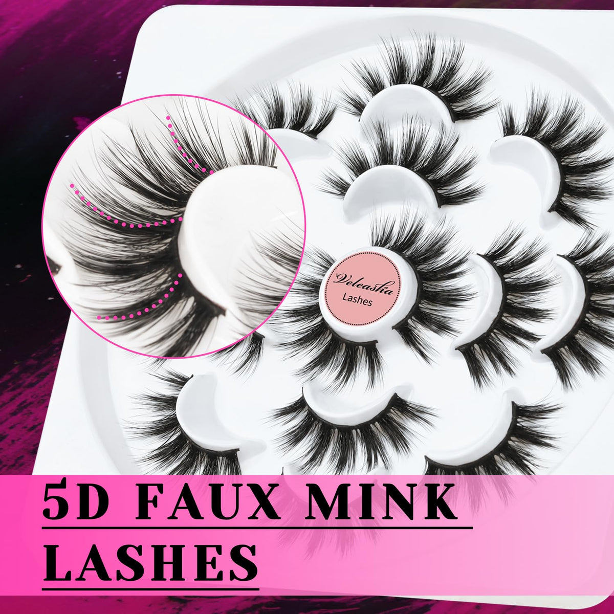 Veleasha faux mink fibers close-up highlighting soft natural texture