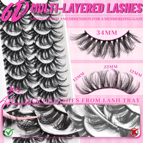Veleasha on-model profile displaying fluttery effect and enhanced eye definition