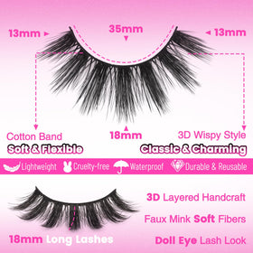 Veleasha flexible lash band closeup showing bend and comfortable adhesion benefit