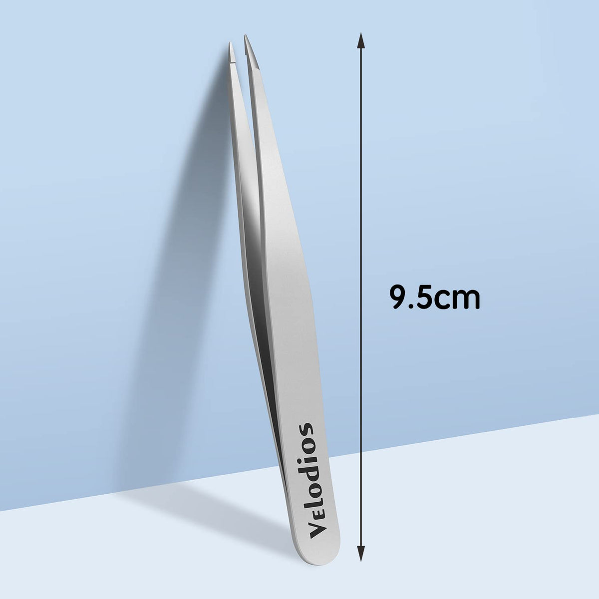 Velodios close-up of hand-polished pointed tip for accurate single-hair removal