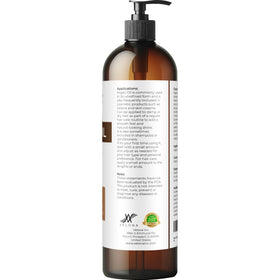 velona oil applied to hair ends demonstrating smoothness and shine benefit