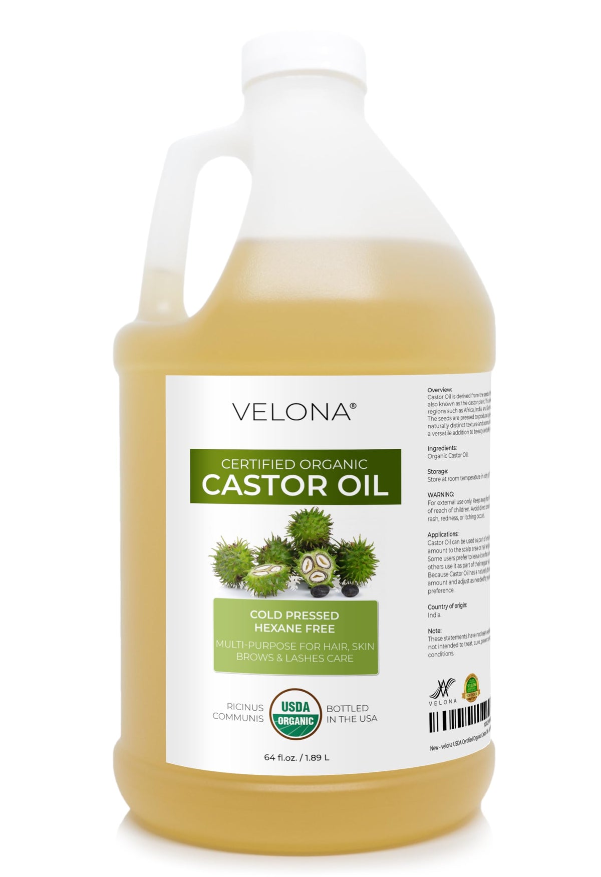 velona front bottle 64 fl oz showing full packaging and volume benefit