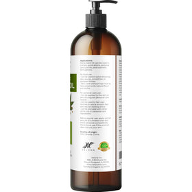 velona hemp seed oil applied to hair ends to add shine and smoothness