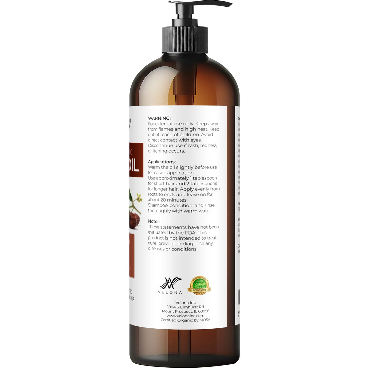 velona oil smoothed onto hair ends demonstrating frizz control and shine