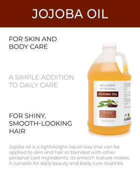 velona jojoba oil pouring close-up highlighting texture and absorption benefit