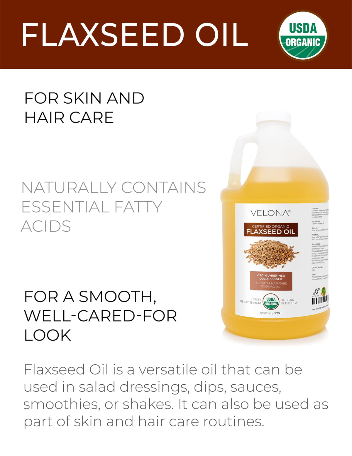 velona oil pouring close-up showing smooth texture and cold-pressed quality