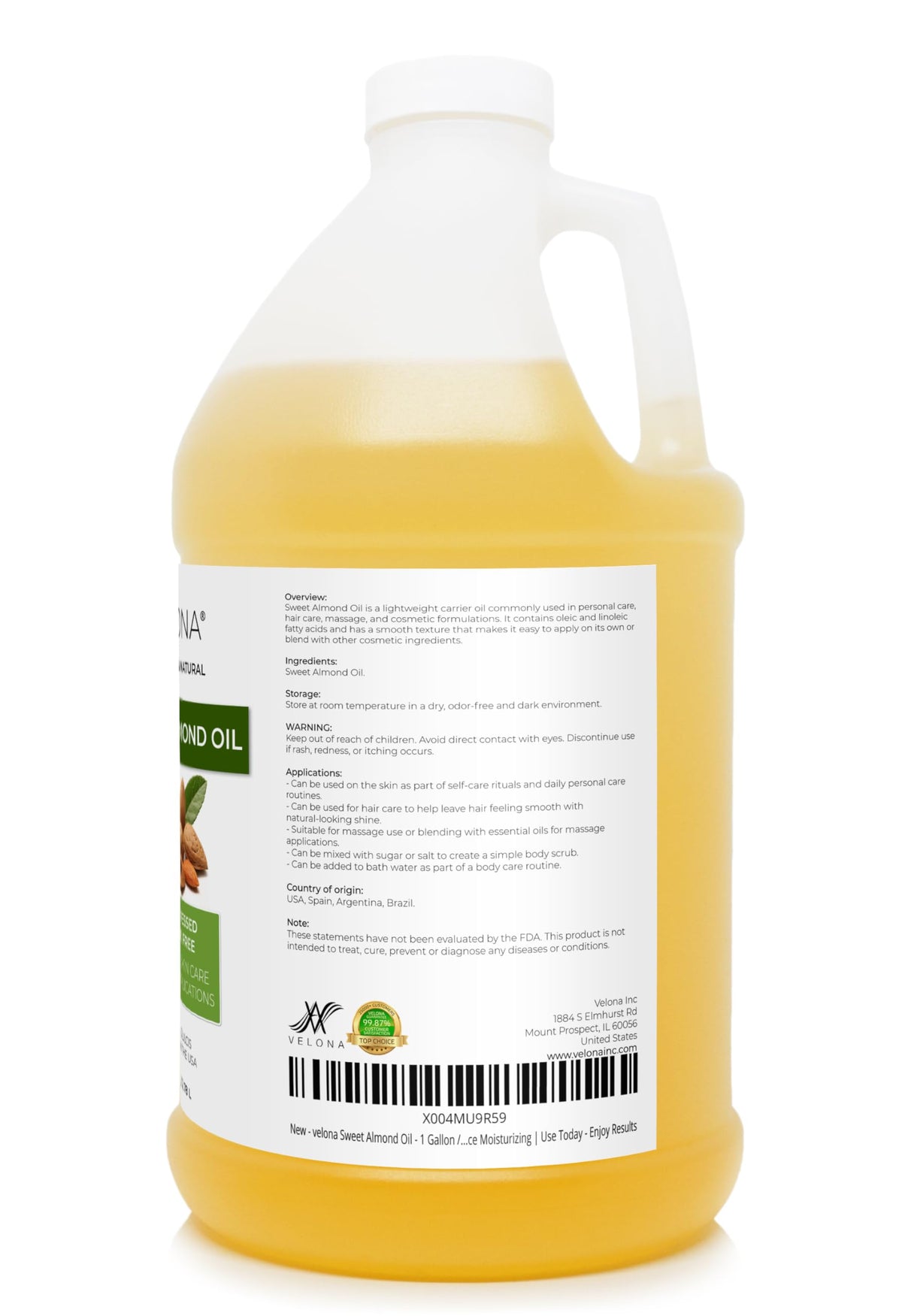 velona pouring oil into hand demonstrating smooth application benefit