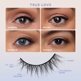 VELOUR flare style lash close-up highlighting outer-corner lift benefit