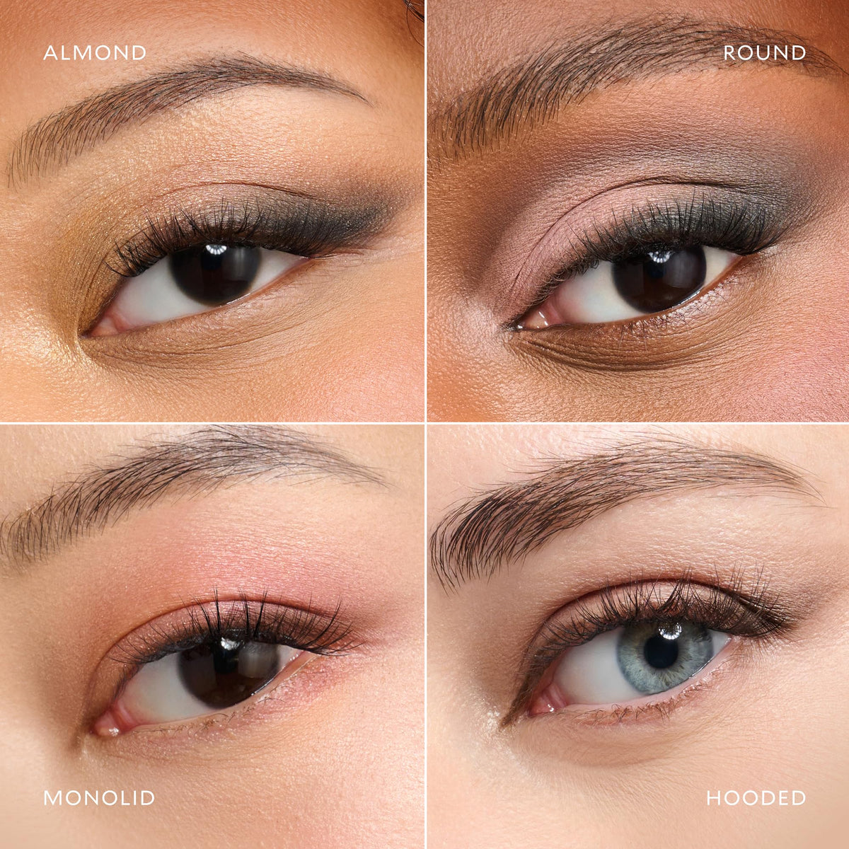 Velour lashes on model showing natural daytime enhancement and blended finish