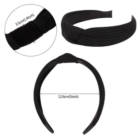 VELSCRUN headbands next to ruler for size comparison showing 3.5cm width