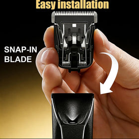 Velurie demonstration of click-in installation returning trimmer to peak performance