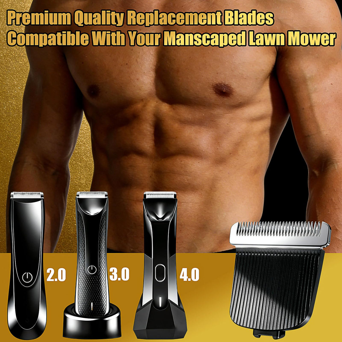 Velurie cartridges staged in a bathroom setup signaling hygienic, ready-to-use grooming