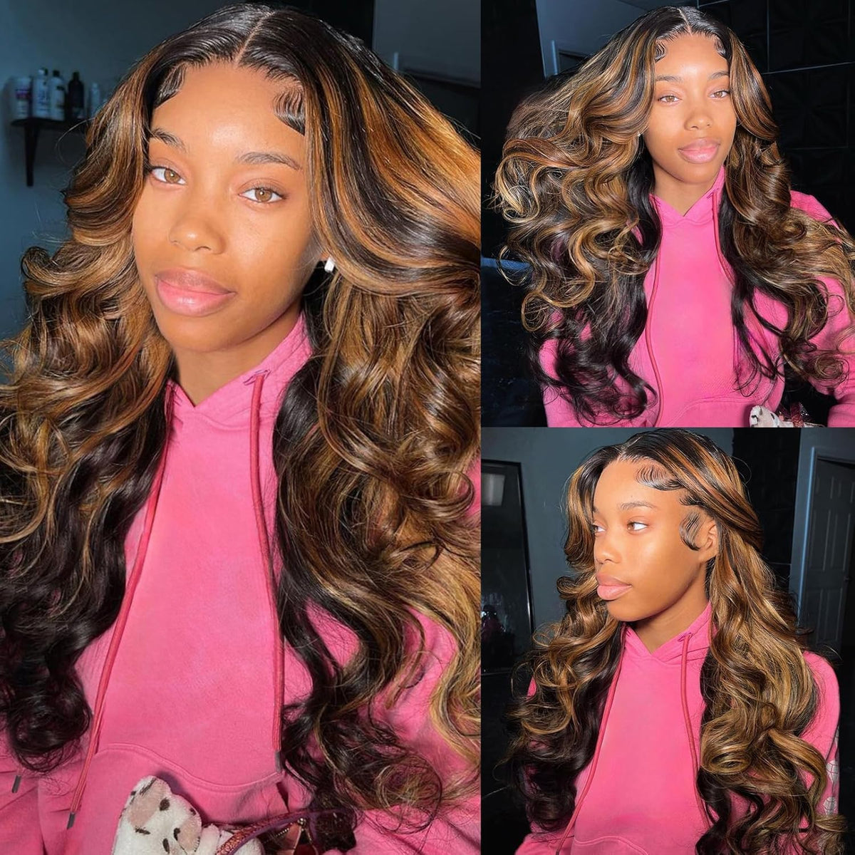 Vemalin wig worn by model demonstrating wearable everyday style