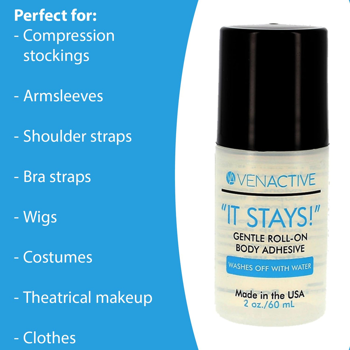 VenActive roll-on applicator dispensing adhesive for precise, mess-free control