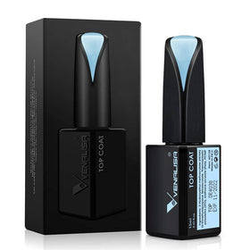 VENALISA front packaging of 15ml top coat showing high gloss benefit