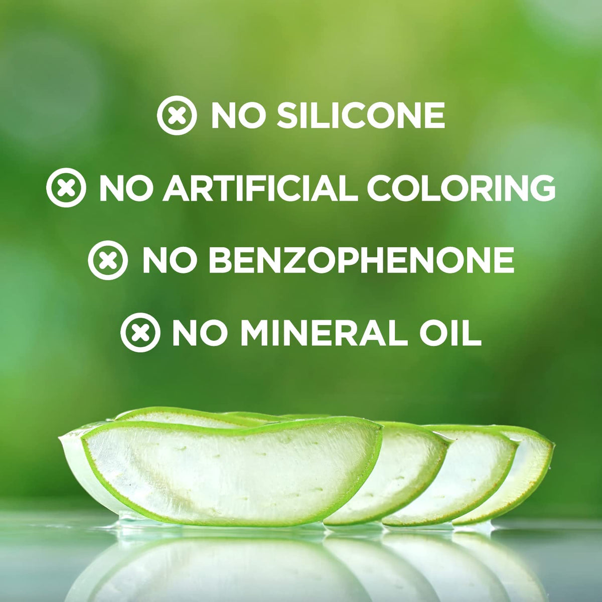 VENAMINE label close-up emphasizing aloe vera extract and simple ingredient benefit