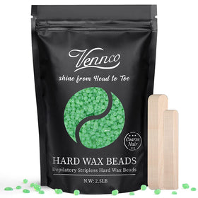vennco jar of aloe wax beads front view shows quantity and ease of refill