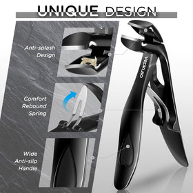 Vepkuso clippers beside a hand to show scale and ergonomic fit
