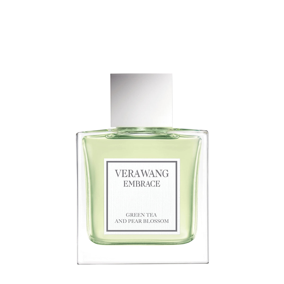 Vera Wang front bottle view showing elegant design and travel-friendly size