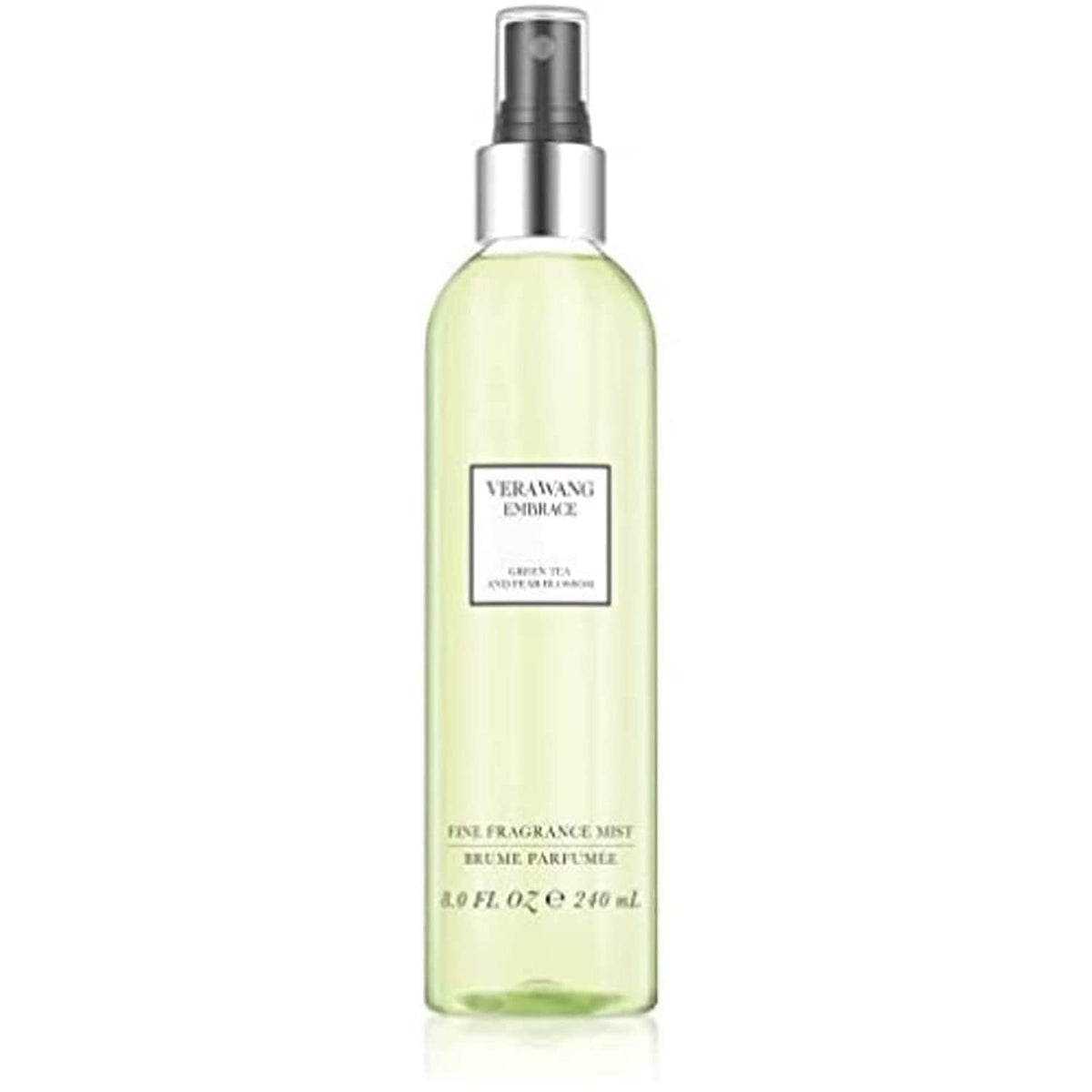 Vera Wang bottle front view showing elegant branding and easy-grip design