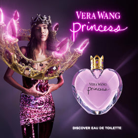 Vera Wang Princess being sprayed on wrist illustrating easy daytime wear