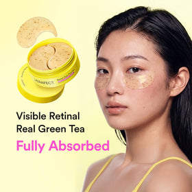 VERAFECT close-up of patch texture showing serum-to-gel finish and absorption