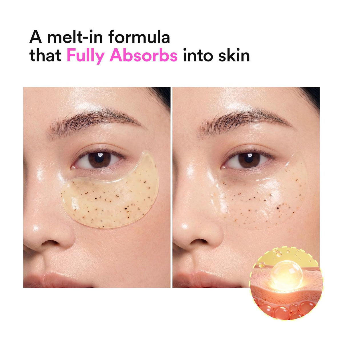 VERAFECT patch that has visibly thinned after active ingredient absorption