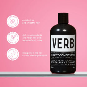 VERB Ghost Air Dry Whip travel tube illustrating effortless air-dry styling