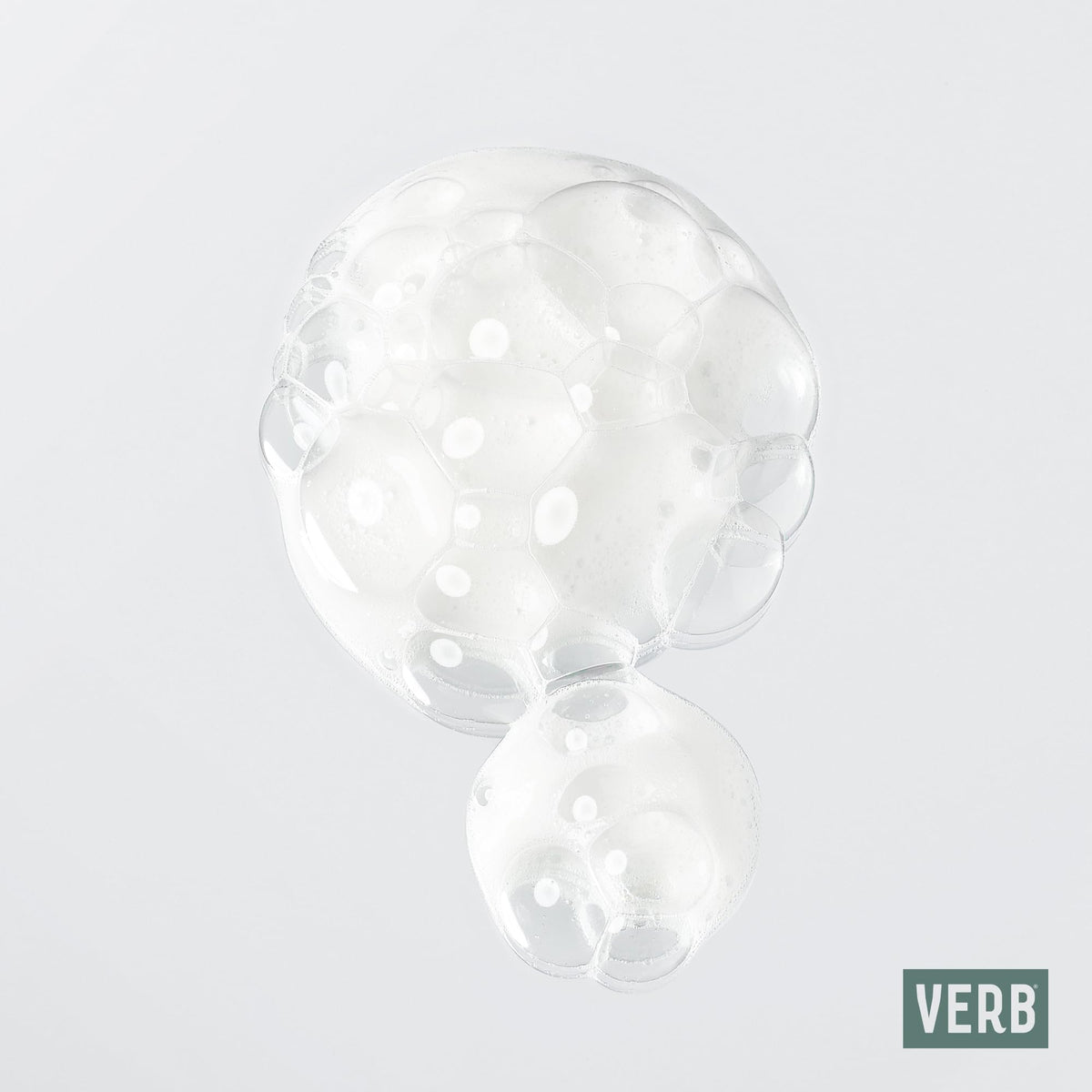 VERB foam texture close-up illustrating airy mousse-like gel for light hold