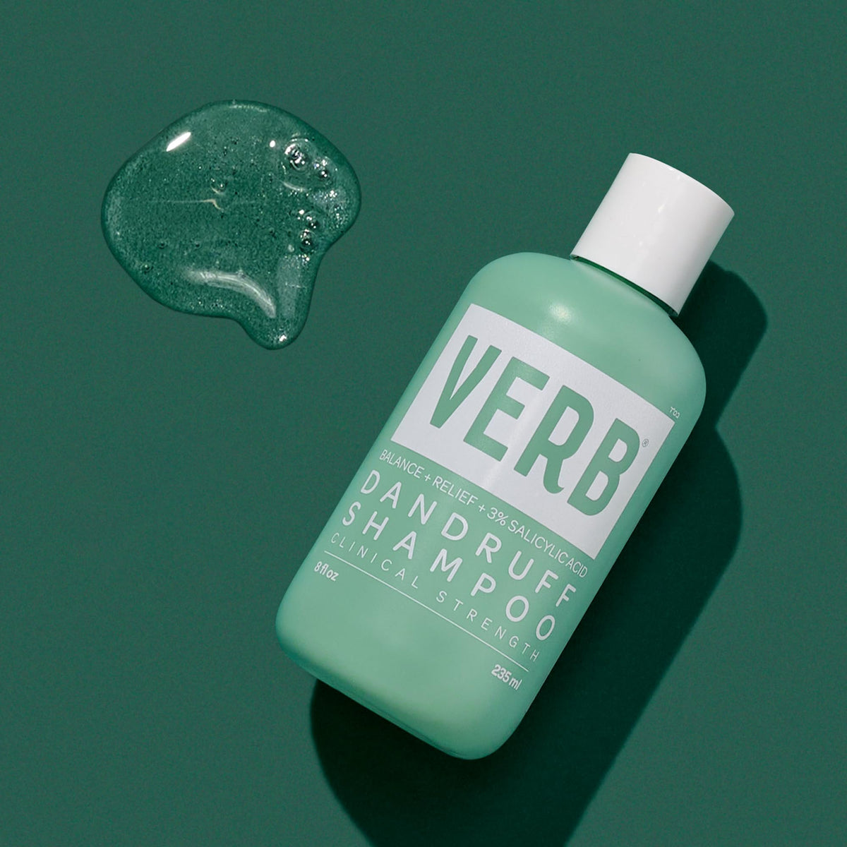 VERB ingredient highlight showing salicylic acid and clary sage to target flakes