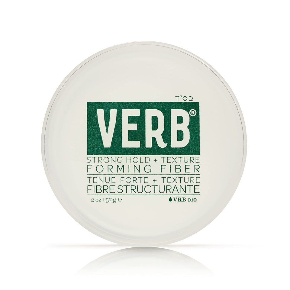 VERB Forming Fiber front container showing clear branding and matte finish benefit