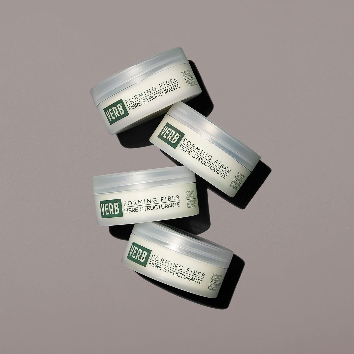 VERB Forming Fiber applied to damp hair for a polished controlled finish