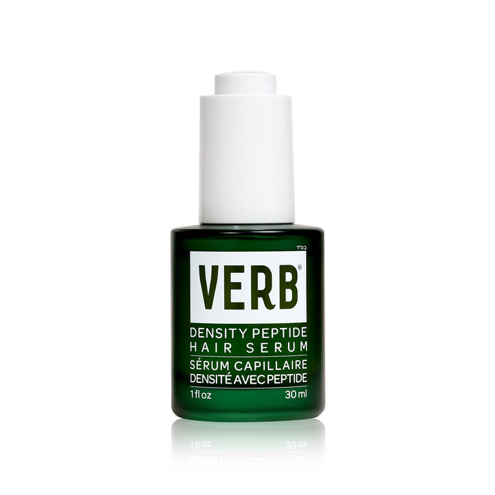 VERB front packaging of Density Peptide Serum showing bottle and label benefit