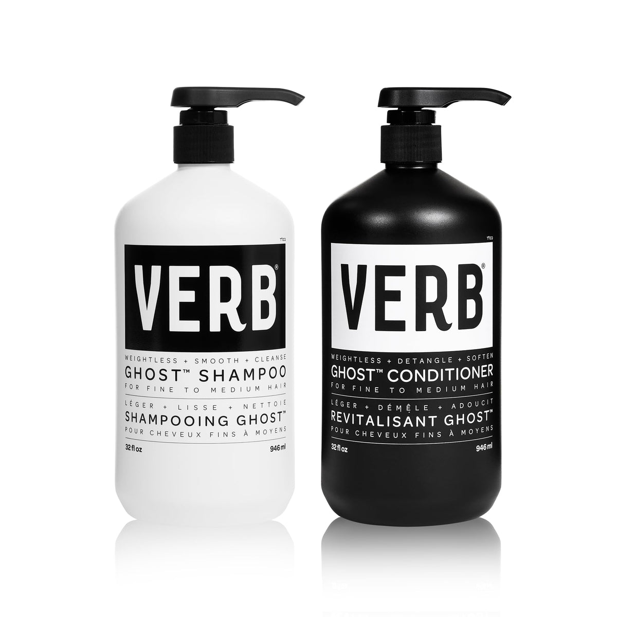 VERB duo front packaging showing full-size bottles and benefits