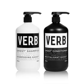 VERB duo front packaging showing full-size bottles and benefits