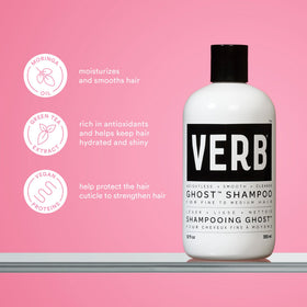 VERB Ghost oil close-up on dropper for weightless shine and frizz control