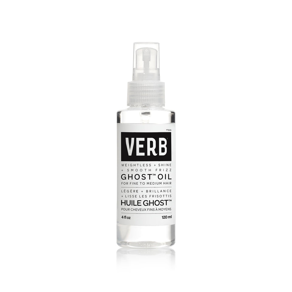 VERB bottle front view showing minimalist packaging and product benefit
