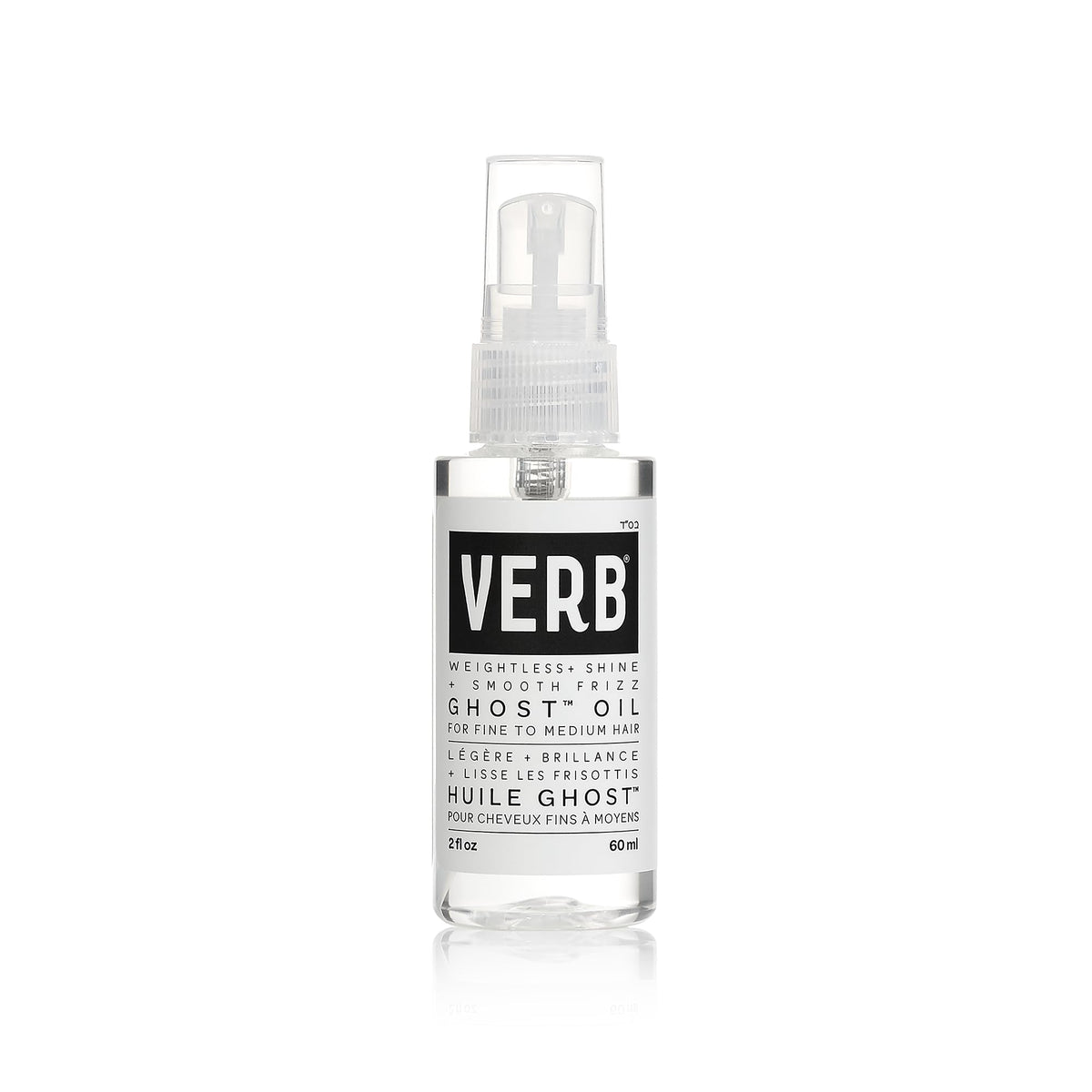 VERB front bottle displaying compact 2 fl oz size and clean label