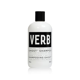 VERB Ghost Shampoo front bottle showing branding and lightweight benefits