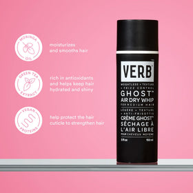VERB Ghost foam texture in hand demonstrating gentle, non-stripping lather