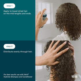 VERB spray nozzle detail demonstrating even mist application benefit