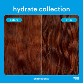 VERB leave-in mist texture on hand showing lightweight, non-greasy feel