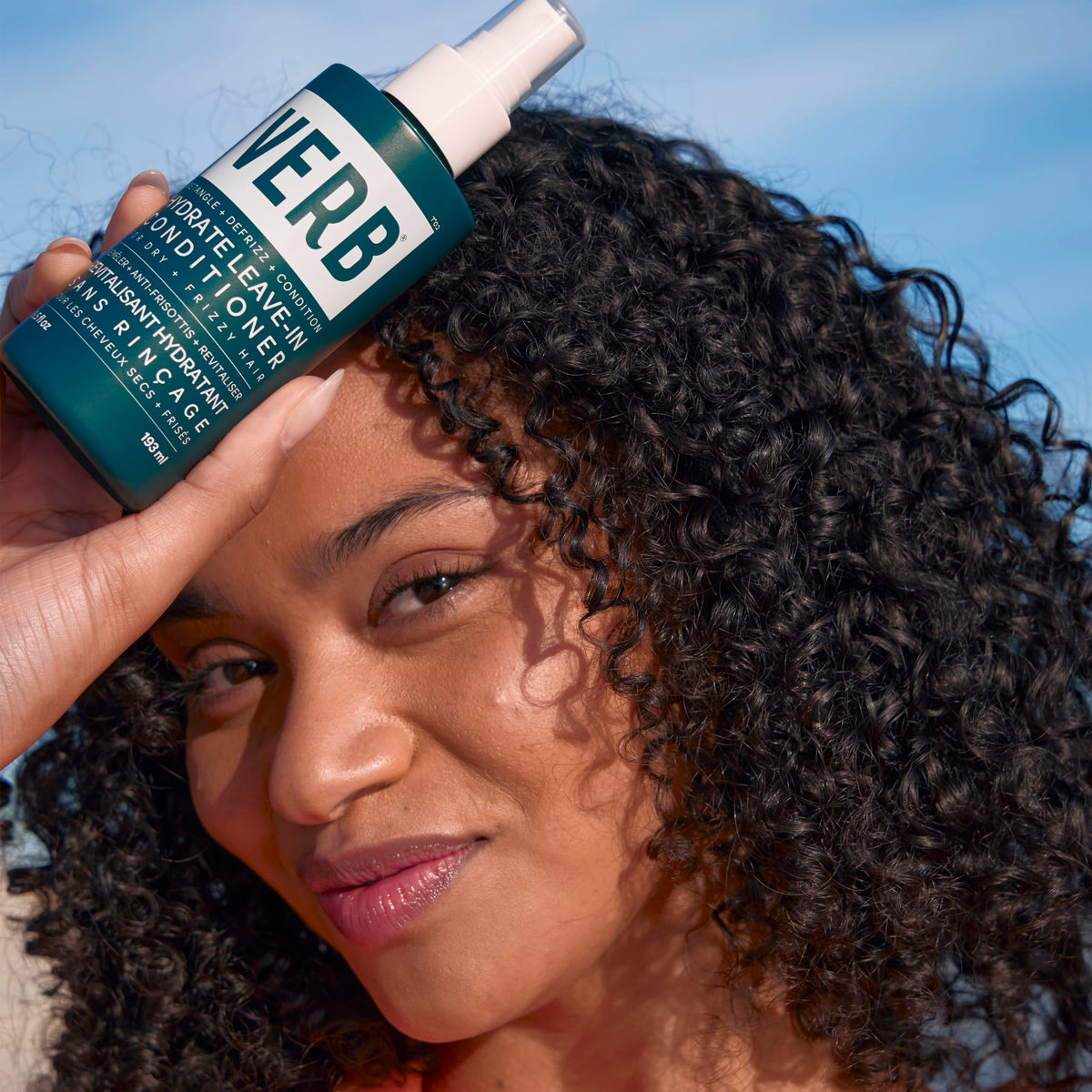 VERB label close-up highlighting scent and clinically tested hydration benefit