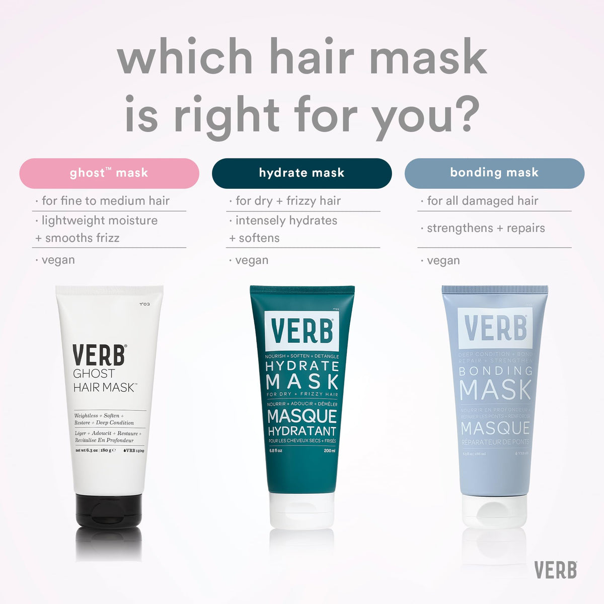 VERB Hydrate Mask styled in bathroom setting for everyday haircare routine