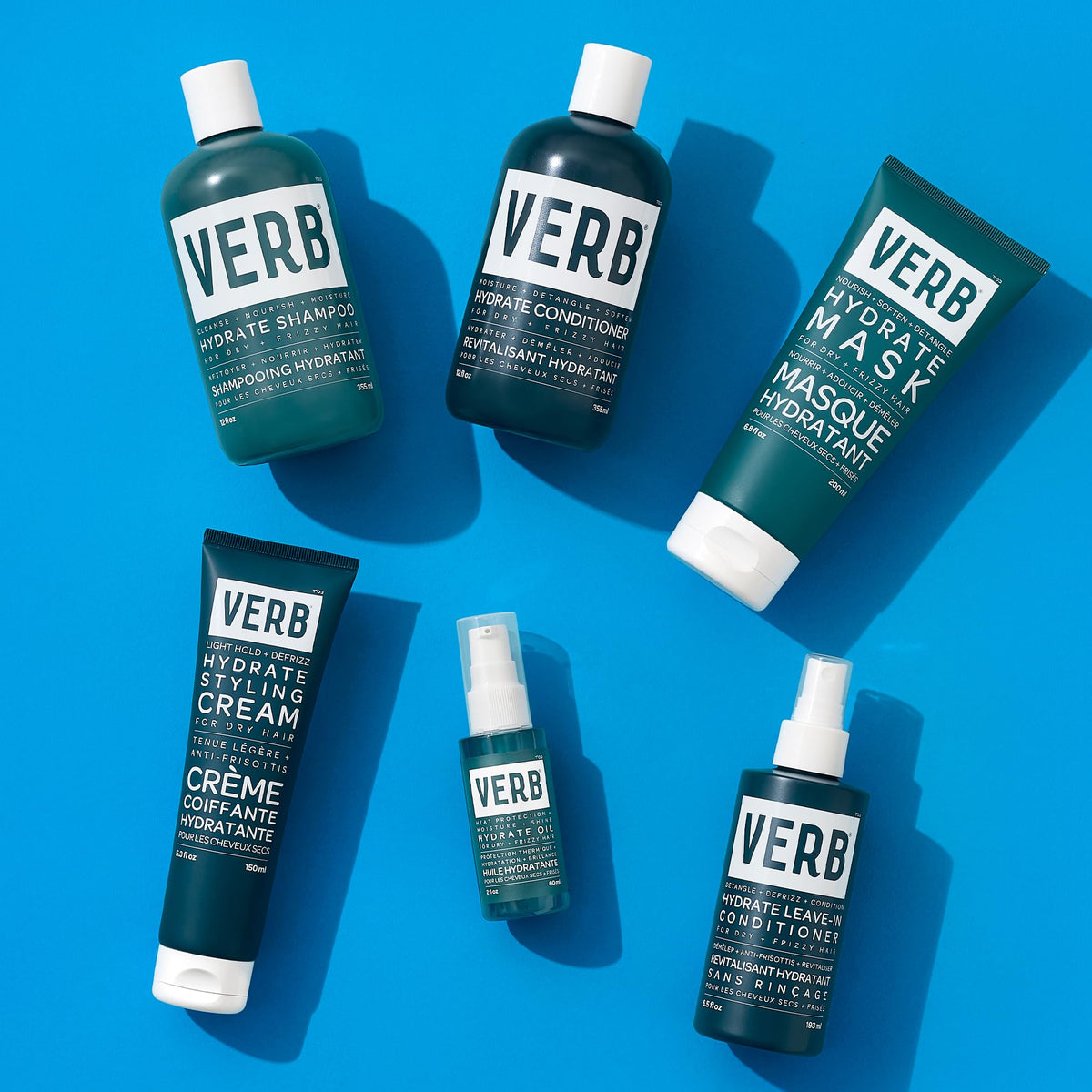 VERB bottles next to ruler showing 12 oz sizes for accurate usage expectations