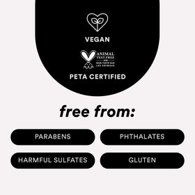 VERB Ghost product label zoomed on ingredients for transparency and care