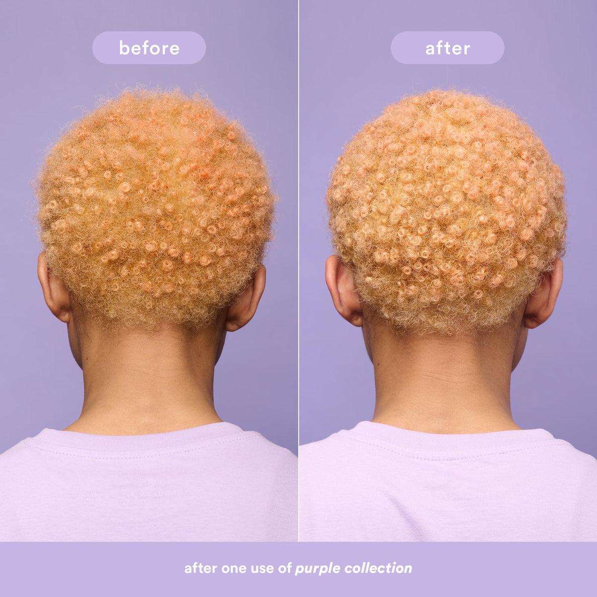 VERB creamy purple lather texture demonstrating toning action