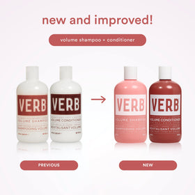 VERB label and pump detail highlighting clean ingredients and ease