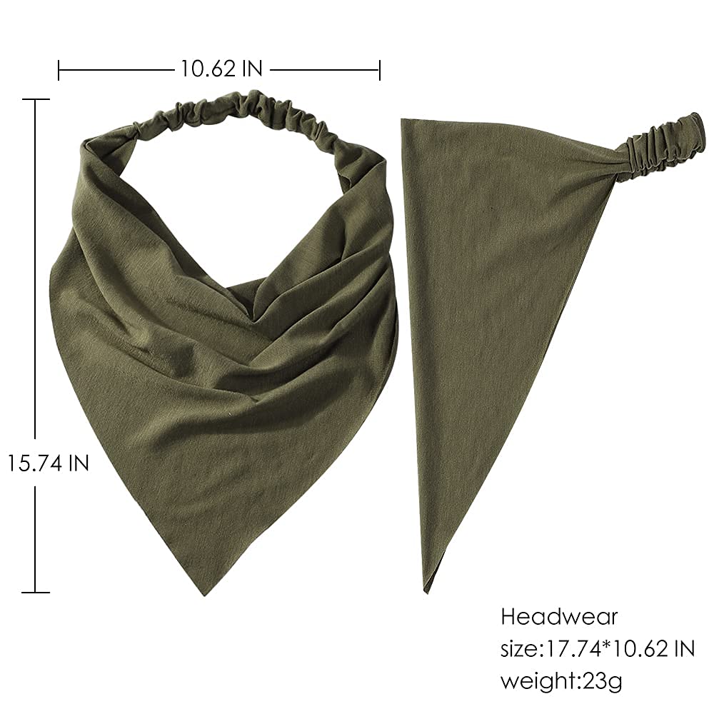 Vercret tied kerchief top-knot style illustrating versatile looks and easy wear